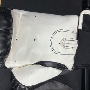 White and Black Boxing Gloves